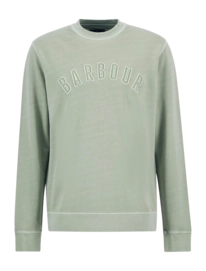 Trui Barbour Men Banford Garment Dye Crewneck Seagrass
