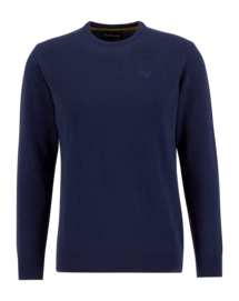 Trui Barbour Men Essential Lambswool Crew Neck Sweater Atlantic Blue