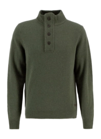 Trui Barbour Men Essential Patch Half Zip Knitted Jumper Olive