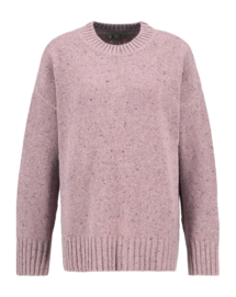 Trui Barbour Women Lavensdale Crew Knitted Jumper Pink Blush