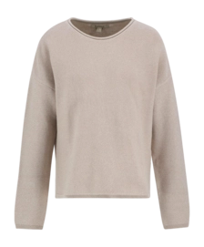 Trui Barbour Women Marine Knitted Jumper Light Sand