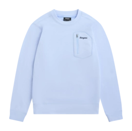 Trui Bergans Women Midtli Midlayer Sweatshirt Cool Blue Relaxed Fit