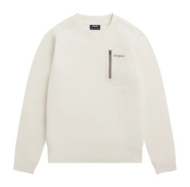 Trui Bergans Women Midtli Midlayer Sweatshirt Vanilla White Relaxed Fit