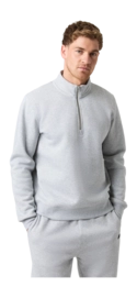Trui Björn Borg Men Centre Half Zip Light Grey Melange