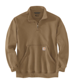 Pullover Carhartt Herren Marquette 1/4-Reißverschluss Stehkragen Night Fatigue