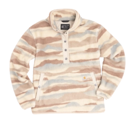 Pullover Carhartt Damen Highland Pullover Cobblestone Landscape Print