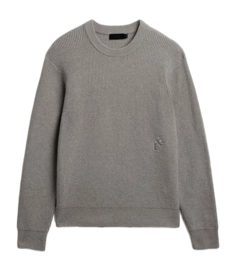 Trui Elvine Men Folden Grey Melange