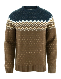 Trui Fjällräven Men Övik Knit Sweater Dark Oak Navy