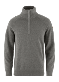 Trui Fjällräven Men Övik Lite Half Zip Grey Melange