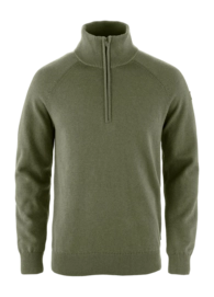 Trui Fjällräven Men Övik Lite Half Zip Laurel Green