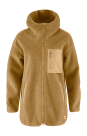 Trui Fjällräven Women Vardag Pile Fleece Long Buckwheat Brown