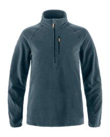 Trui Fjällräven Women Övik Lite Fleece Half Zip Mountain Blue