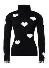 Trui Goldbergh Women Bacio LS Knit Sweater Black/White