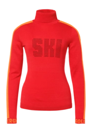 Trui Goldbergh Women Lucia LS Knit Sweater Flame