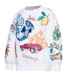Trui Goldbergh Women Seraphina White Oversized Fit