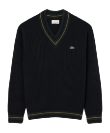 Pullover Lacoste Herren AH8576 Dark Navy Blue/Sinople Ho