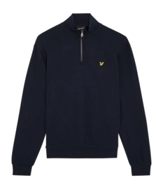 Trui Lyle & Scott Men Loopback Quarter Zip Dark Navy
