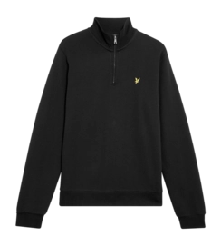 Trui Lyle & Scott Men Loopback Quarter Zip Jet Black