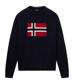 Trui Napapijri Men D-Mura Crew Blu Marine