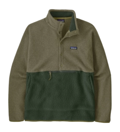 Trui Patagonia Men Retro Pile 1/2 Snap P/O Old Growth Green