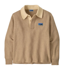 Trui Patagonia Unisex Recycled Wool-Blend Rugby Sweater Seabird Grey
