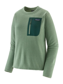 Trui Patagonia Women R1 Air Crew Ellwood Green