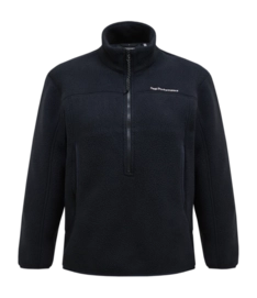 Pull Peak Performance Femme Fleece Half Zip Black