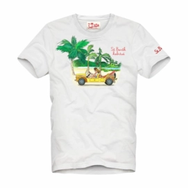 T-Shirt MC2 Saint Barth Cotton Classic Herren SB Mok-XL