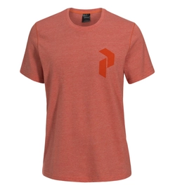 T-Shirt Peak Performance Track Tee Orange Flow Herren
