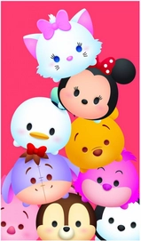 Strandlaken Disney Tsum Tsum Minnie & Co