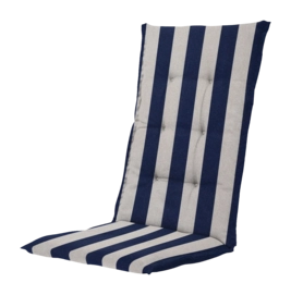 Coussin de Jardin Madison Amora Blue Dossier Haut (123 x 50 cm)