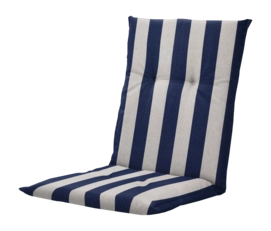 Coussin de Jardin Madison Amora Blue Dossier Bas (105 x 50 cm)