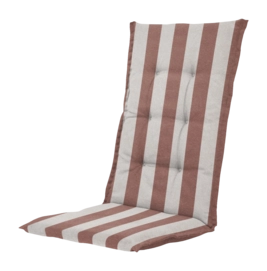 Coussin de Jardin Madison Amora Mocca Dossier Haut (123 x 50 cm)