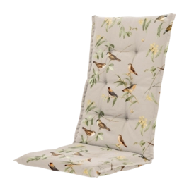 Coussin de Jardin Madison Aria Natural Haut Dossier (123 x 50 cm)