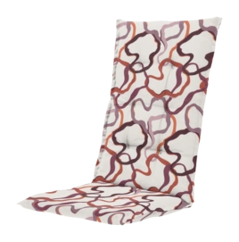 Coussin de Jardin Madison Blaze Purple Dossier Haut (123 x 50 cm)