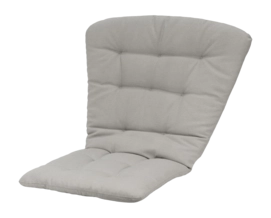 Coussin de Jardin Madison Napels Folio Egg Grey Déperlant (125 x 82 cm)