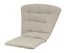 Coussin de Jardin Madison Napels Folio Egg Taupe Déperlant (125 x 82 cm)