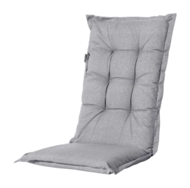 Coussin de Jardin Madison Outdoor Manchester Light Grey Dossier Haut (123 x 50 cm)