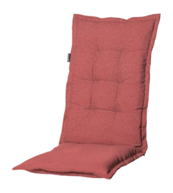 Coussin de Jardin Madison Outdoor Manchester Red Dossier Haut (123 x 50 cm)
