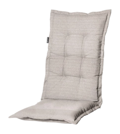 Coussin de Jardin Madison Outdoor Richmond Natural Dossier Haut (123 x 50 cm)