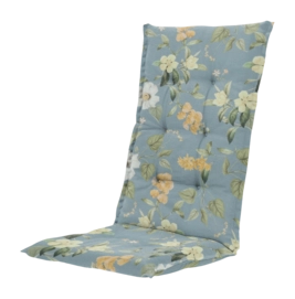 Coussin de Jardin Madison Outdoor+ Juliette Azure Dossier Haut (123 x 50 cm)