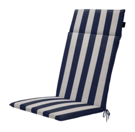 Coussin de Jardin Madison Universeel Amora Blue Dossier Haut (120 x 50 cm)