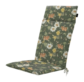 Coussin de Jardin Madison Universeel Outdoor+ Juliette Green Dossier Haut (120 x 50 cm)