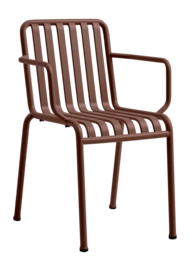 HAY Palissade Stoel met Armleuning - Iron Red