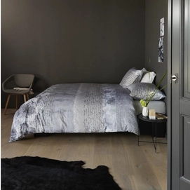 Beddinghouse Ivory Turnberry Grey Dekbedovertrek Satijn