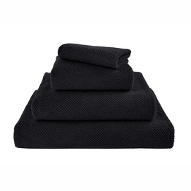Guest Towel Abyss & Habidecor Twill Black (30 x 50 cm)