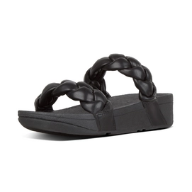 FitFlop Platt™ PU Slide Black