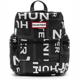 Rucksack Hunter Original Top Clip Mini Backpack Nylon Onyx Exploded Logo