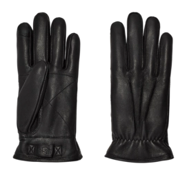 UGG Men 3 Point Leather Glove Black