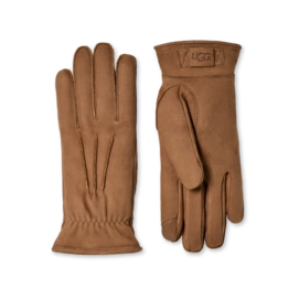 UGG Men 3 Point Leather Glove Chestnut